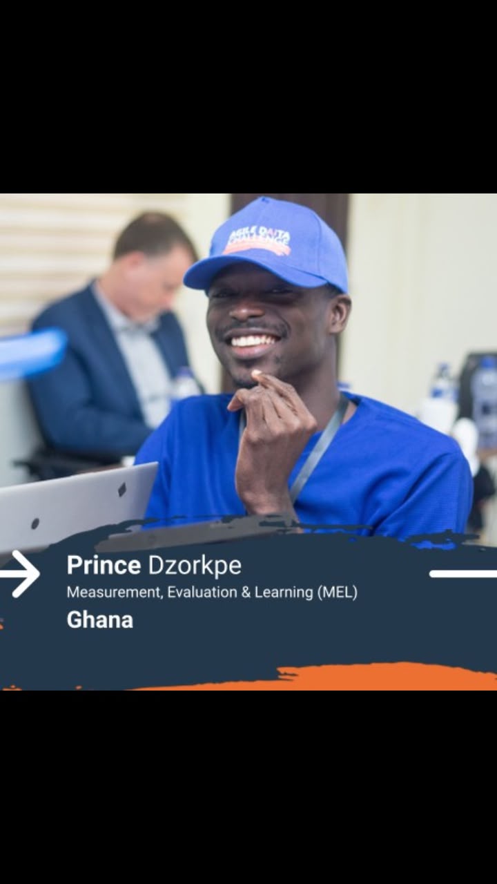 Prince Dzorkpe at the COSA Agile Data Hackathon